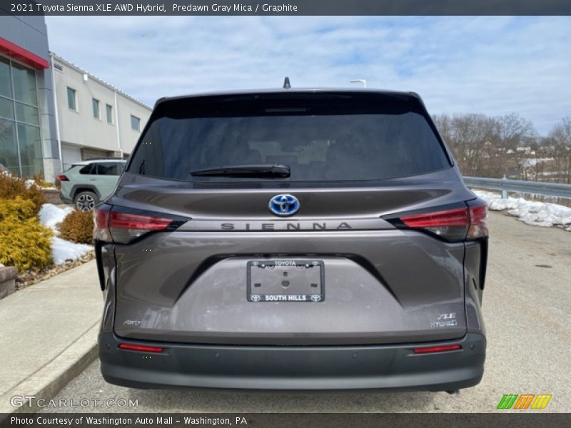 Predawn Gray Mica / Graphite 2021 Toyota Sienna XLE AWD Hybrid