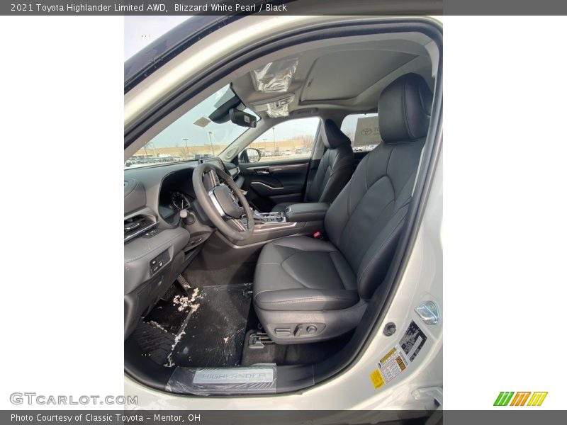 Blizzard White Pearl / Black 2021 Toyota Highlander Limited AWD