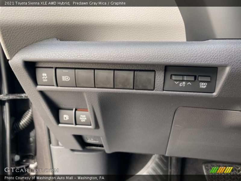Predawn Gray Mica / Graphite 2021 Toyota Sienna XLE AWD Hybrid