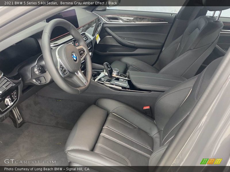 Bernina Gray Amber Effect / Black 2021 BMW 5 Series 540i Sedan