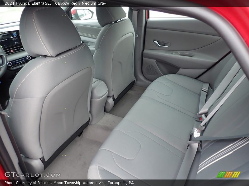 Calypso Red / Medium Gray 2021 Hyundai Elantra SEL