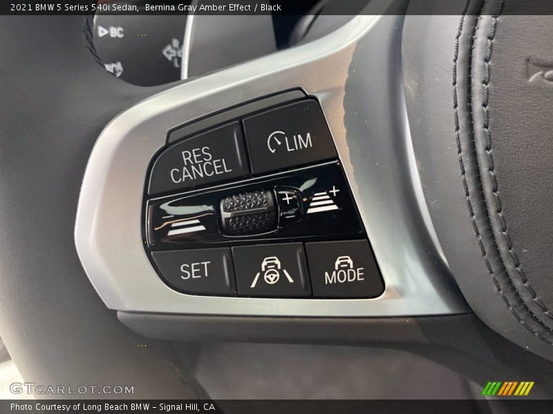 Bernina Gray Amber Effect / Black 2021 BMW 5 Series 540i Sedan