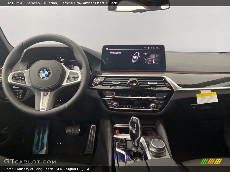 Bernina Gray Amber Effect / Black 2021 BMW 5 Series 540i Sedan