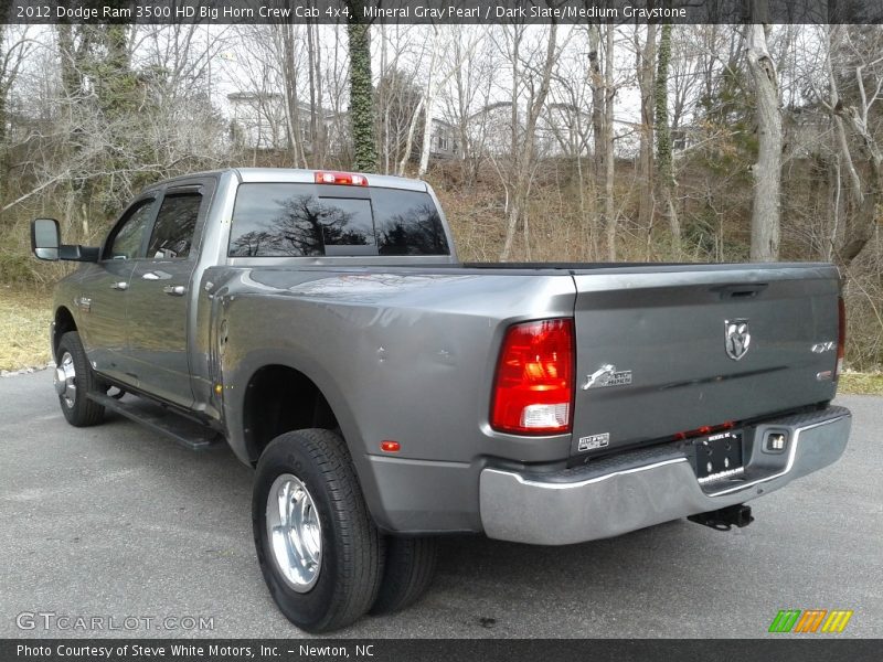 Mineral Gray Pearl / Dark Slate/Medium Graystone 2012 Dodge Ram 3500 HD Big Horn Crew Cab 4x4