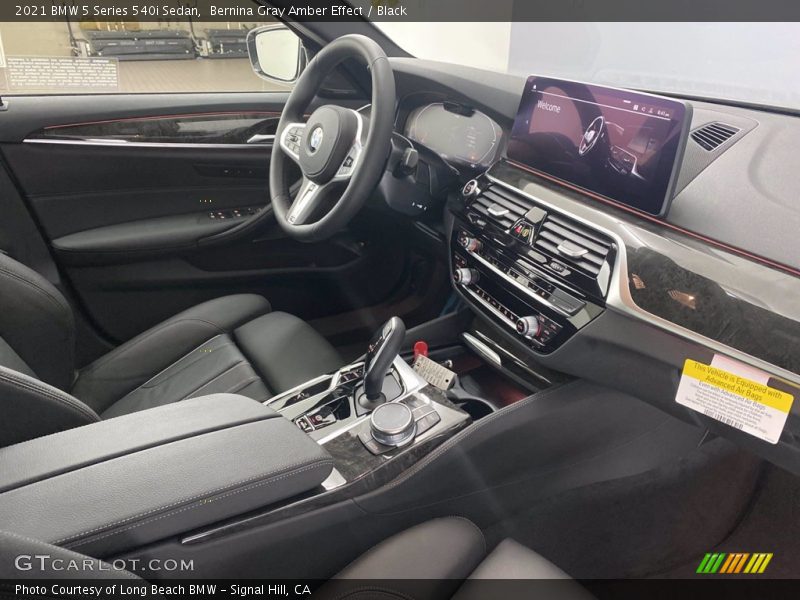Bernina Gray Amber Effect / Black 2021 BMW 5 Series 540i Sedan