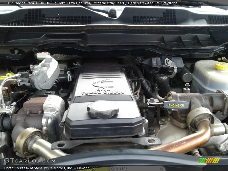 Mineral Gray Pearl / Dark Slate/Medium Graystone 2012 Dodge Ram 3500 HD Big Horn Crew Cab 4x4