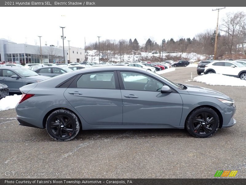 Electric Shadow / Black 2021 Hyundai Elantra SEL