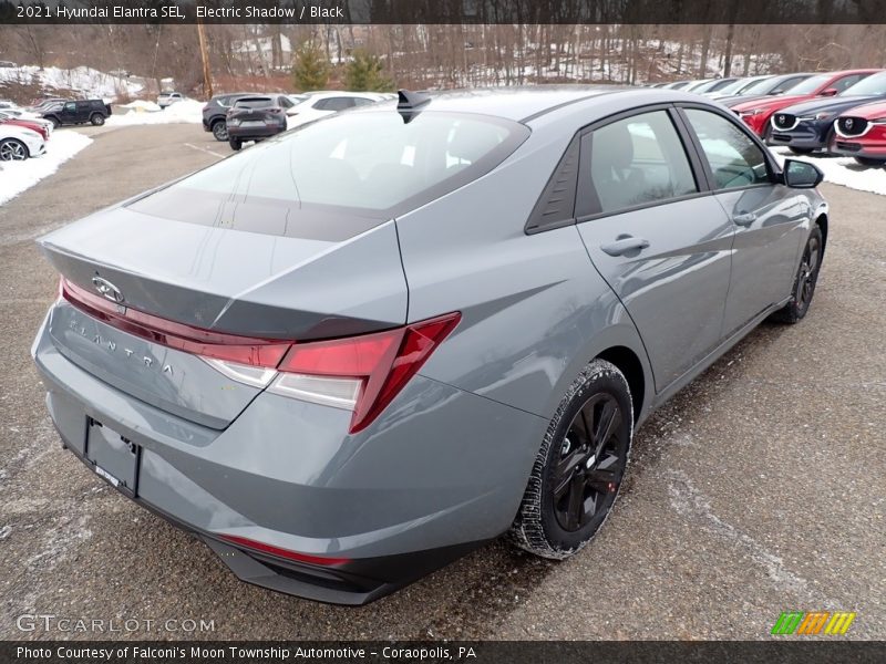 Electric Shadow / Black 2021 Hyundai Elantra SEL
