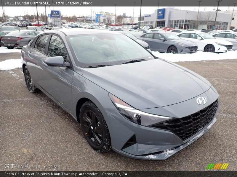 Electric Shadow / Black 2021 Hyundai Elantra SEL