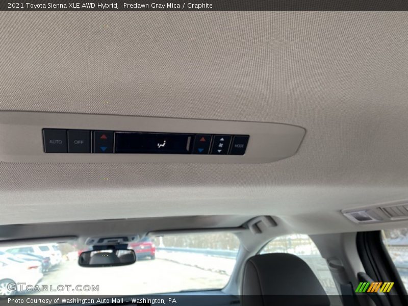 Predawn Gray Mica / Graphite 2021 Toyota Sienna XLE AWD Hybrid