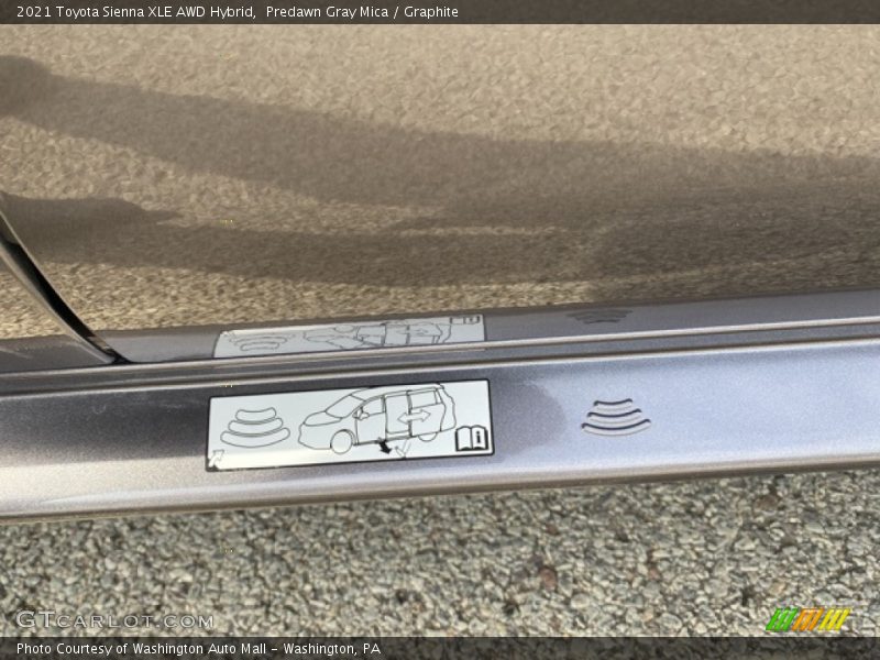 Predawn Gray Mica / Graphite 2021 Toyota Sienna XLE AWD Hybrid