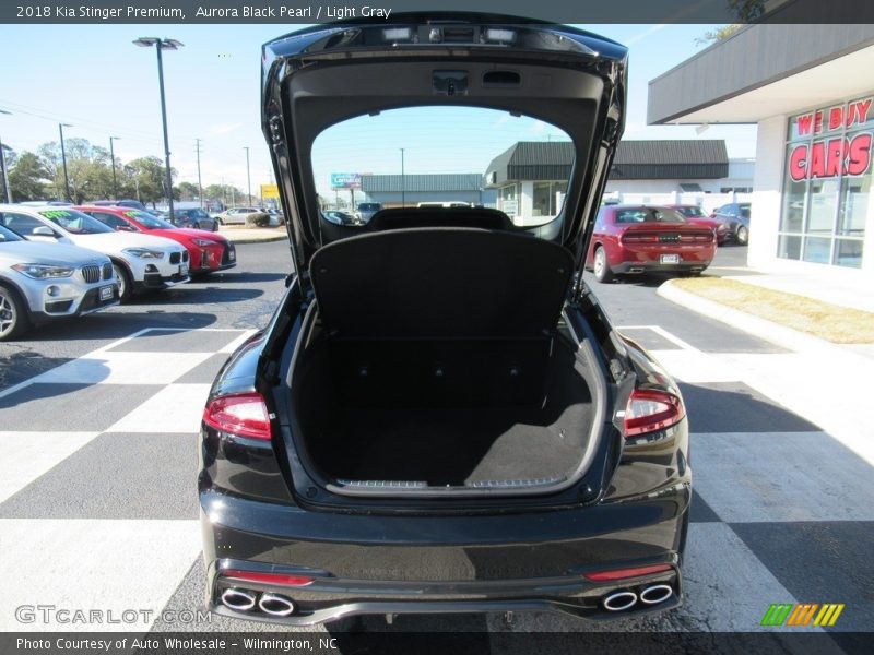 Aurora Black Pearl / Light Gray 2018 Kia Stinger Premium