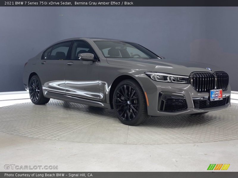 Bernina Gray Amber Effect / Black 2021 BMW 7 Series 750i xDrive Sedan