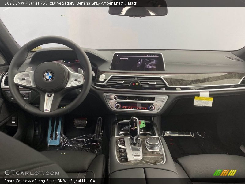 Bernina Gray Amber Effect / Black 2021 BMW 7 Series 750i xDrive Sedan