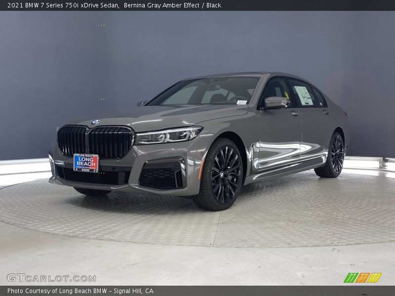Bernina Gray Amber Effect / Black 2021 BMW 7 Series 750i xDrive Sedan