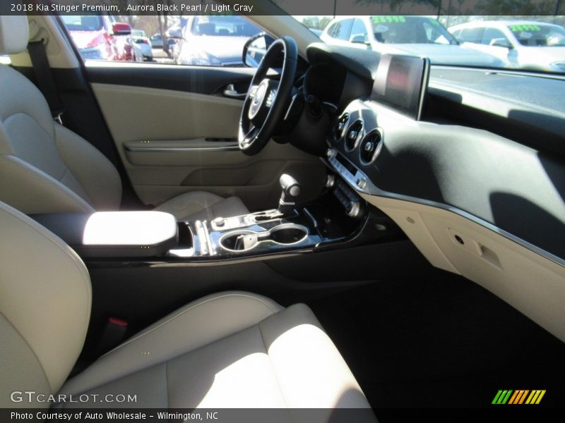 Aurora Black Pearl / Light Gray 2018 Kia Stinger Premium