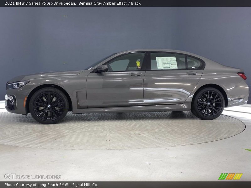 Bernina Gray Amber Effect / Black 2021 BMW 7 Series 750i xDrive Sedan