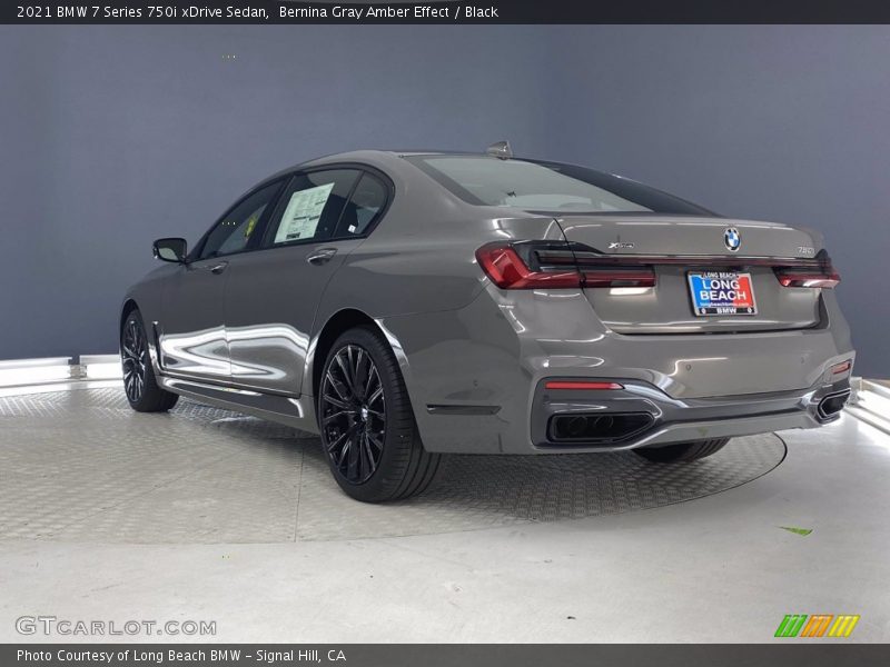 Bernina Gray Amber Effect / Black 2021 BMW 7 Series 750i xDrive Sedan