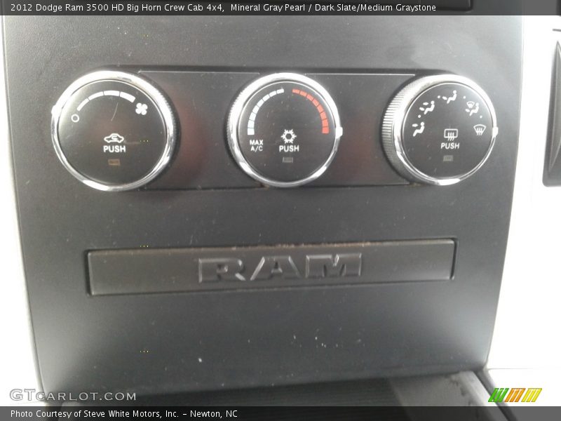 Mineral Gray Pearl / Dark Slate/Medium Graystone 2012 Dodge Ram 3500 HD Big Horn Crew Cab 4x4