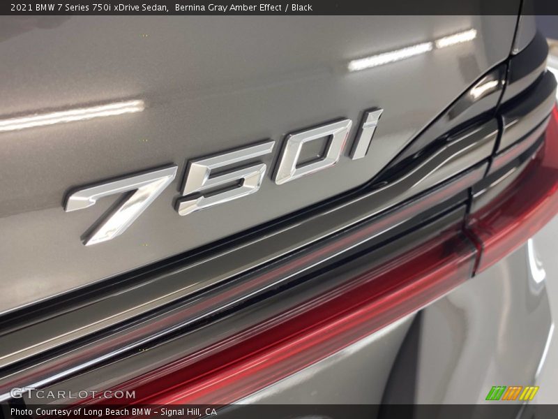 Bernina Gray Amber Effect / Black 2021 BMW 7 Series 750i xDrive Sedan