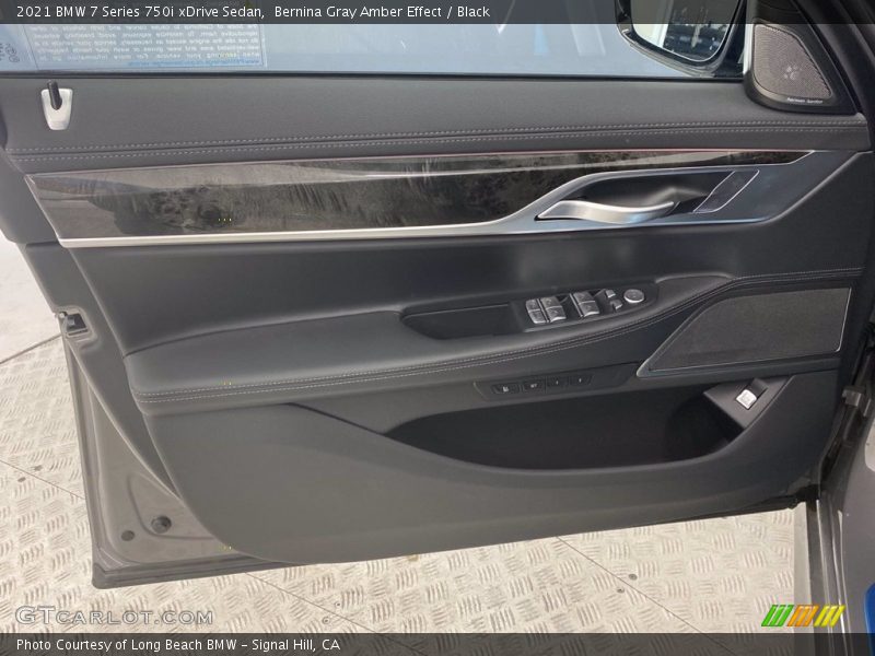 Bernina Gray Amber Effect / Black 2021 BMW 7 Series 750i xDrive Sedan