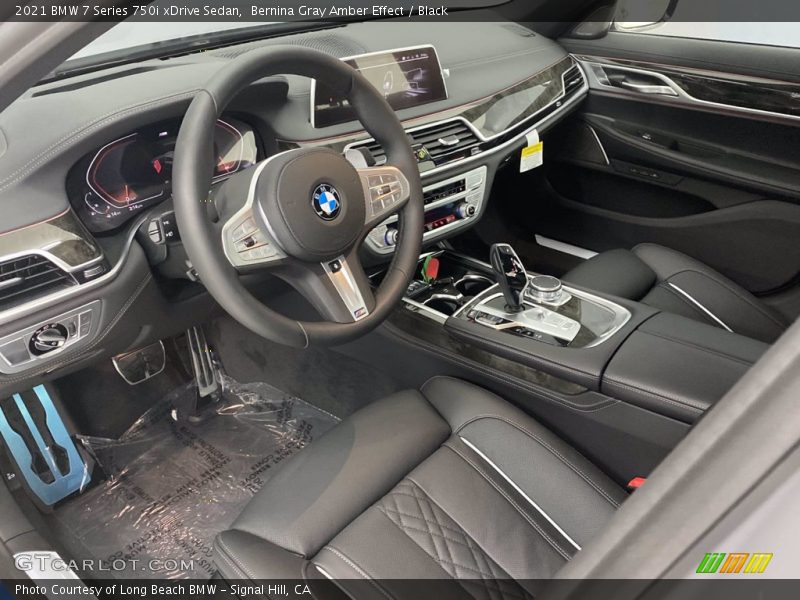 Bernina Gray Amber Effect / Black 2021 BMW 7 Series 750i xDrive Sedan