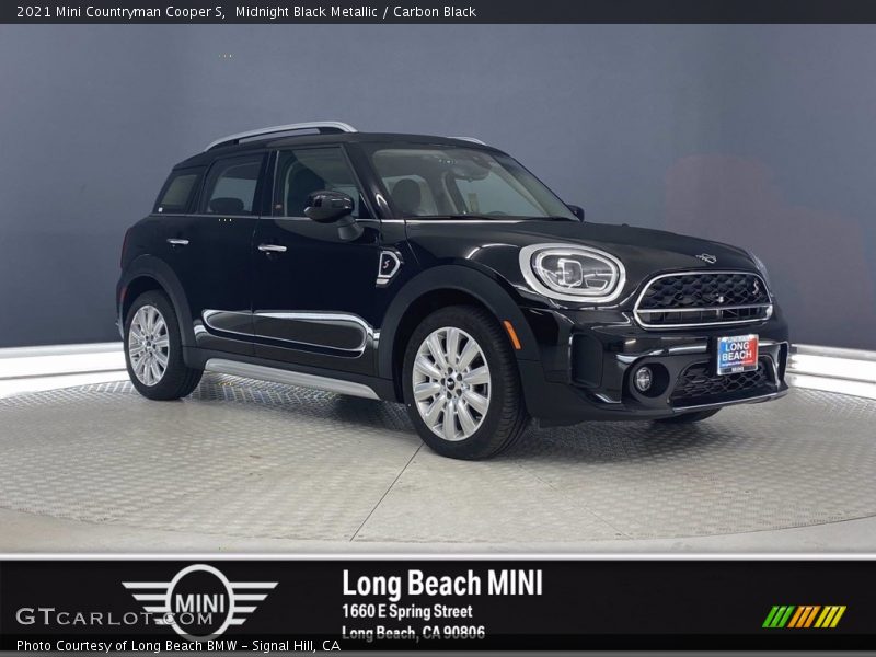 Midnight Black Metallic / Carbon Black 2021 Mini Countryman Cooper S