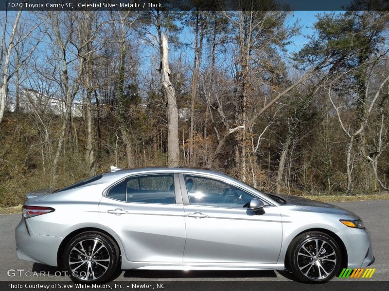 Celestial Silver Metallic / Black 2020 Toyota Camry SE