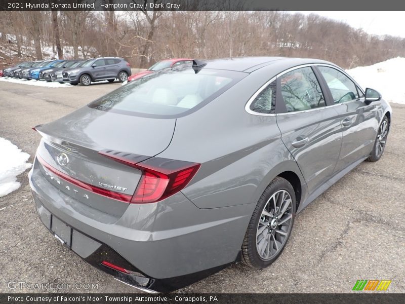 Hampton Gray / Dark Gray 2021 Hyundai Sonata Limited