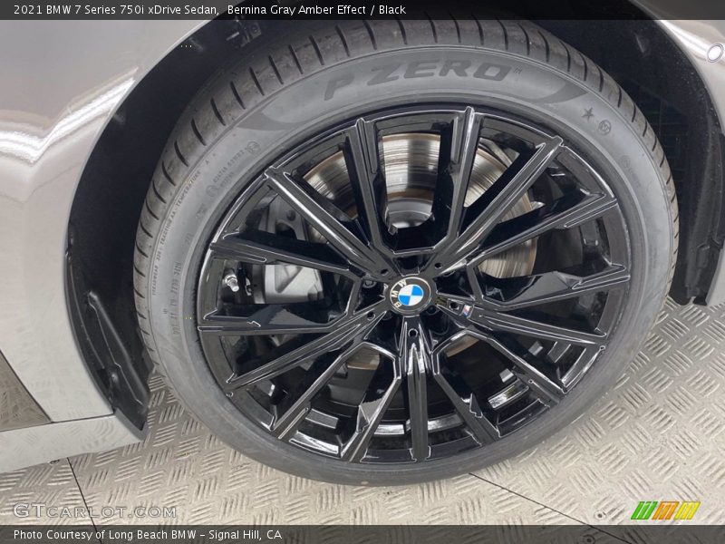 Bernina Gray Amber Effect / Black 2021 BMW 7 Series 750i xDrive Sedan