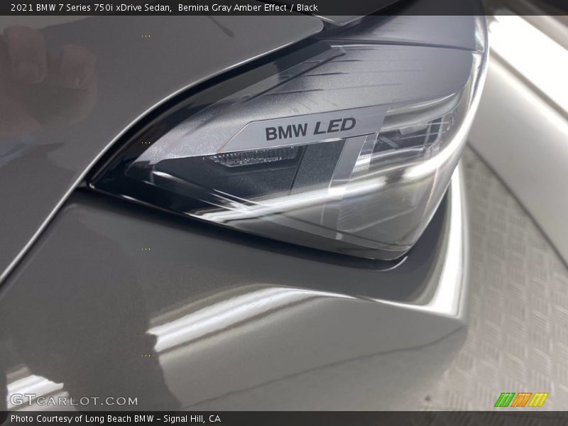 Bernina Gray Amber Effect / Black 2021 BMW 7 Series 750i xDrive Sedan