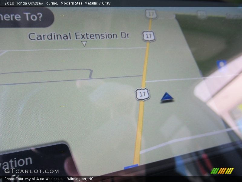 Modern Steel Metallic / Gray 2018 Honda Odyssey Touring
