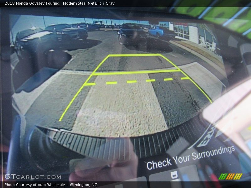 Modern Steel Metallic / Gray 2018 Honda Odyssey Touring