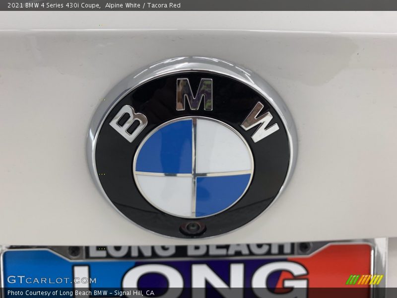 Alpine White / Tacora Red 2021 BMW 4 Series 430i Coupe