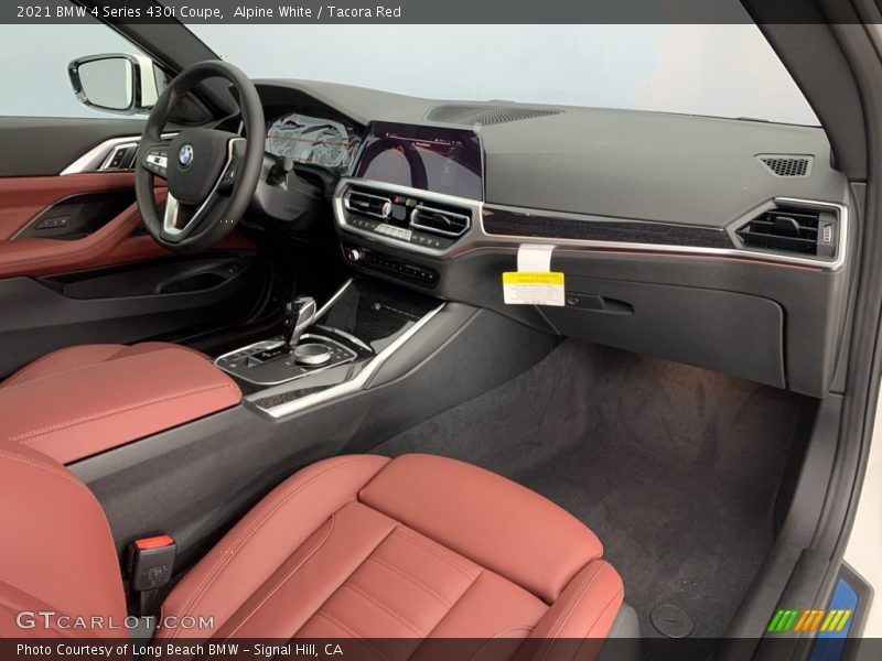 Alpine White / Tacora Red 2021 BMW 4 Series 430i Coupe