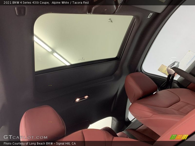 Alpine White / Tacora Red 2021 BMW 4 Series 430i Coupe