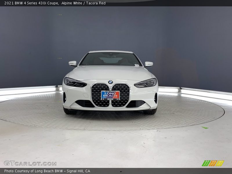 Alpine White / Tacora Red 2021 BMW 4 Series 430i Coupe