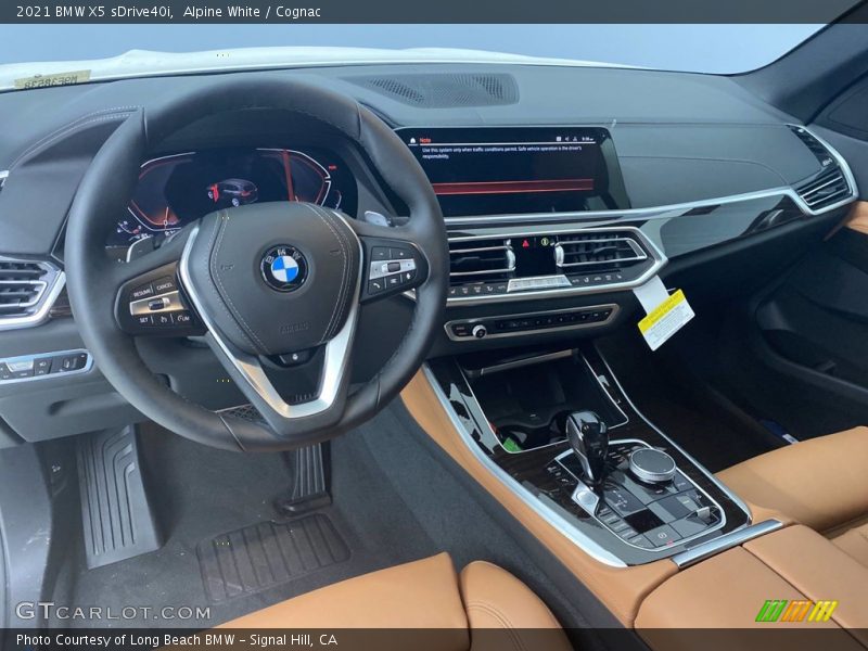 Alpine White / Cognac 2021 BMW X5 sDrive40i