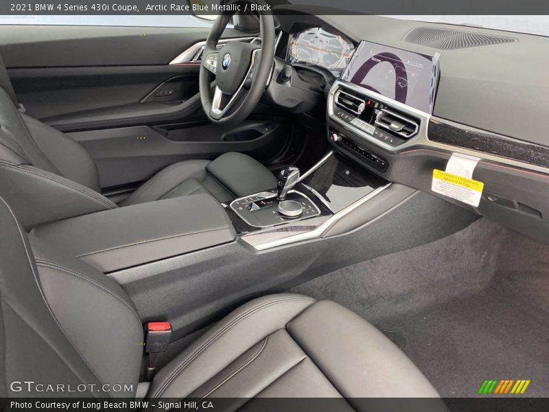 Arctic Race Blue Metallic / Black 2021 BMW 4 Series 430i Coupe