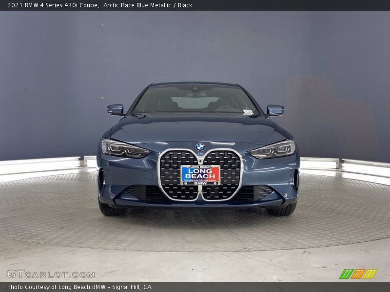Arctic Race Blue Metallic / Black 2021 BMW 4 Series 430i Coupe