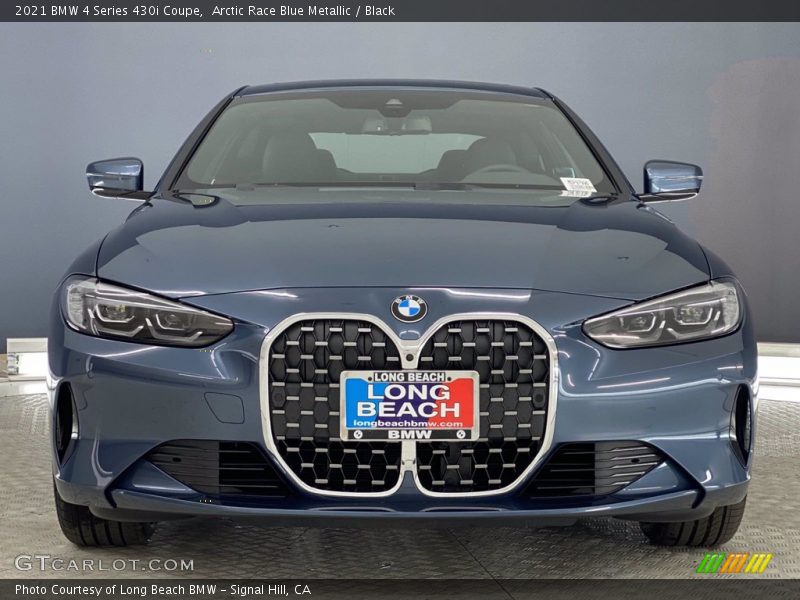 Arctic Race Blue Metallic / Black 2021 BMW 4 Series 430i Coupe