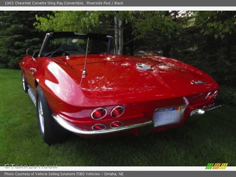 Riverside Red / Black 1963 Chevrolet Corvette Sting Ray Convertible