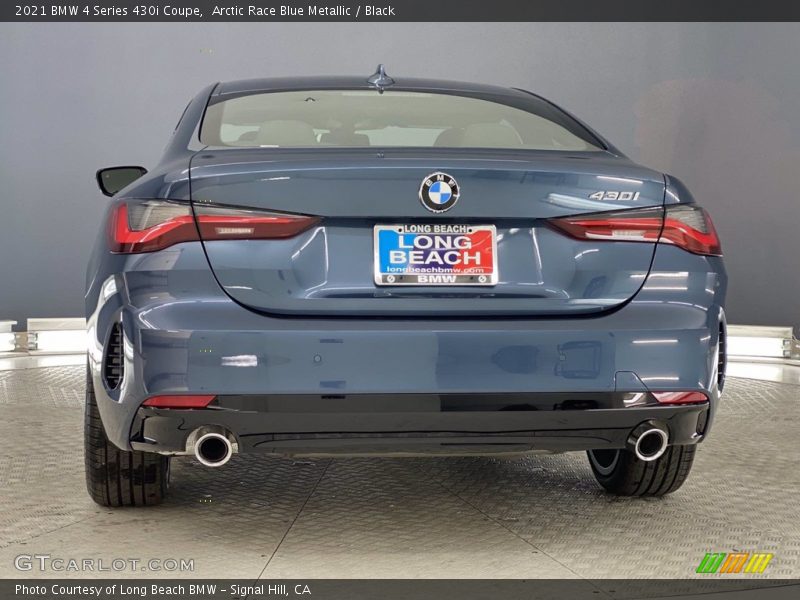 Arctic Race Blue Metallic / Black 2021 BMW 4 Series 430i Coupe