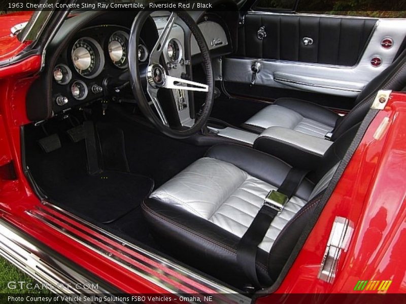 Riverside Red / Black 1963 Chevrolet Corvette Sting Ray Convertible