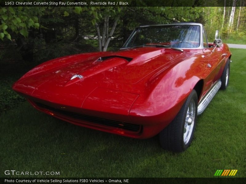 Riverside Red / Black 1963 Chevrolet Corvette Sting Ray Convertible