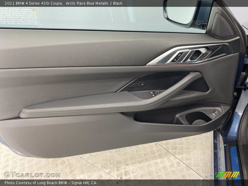 Arctic Race Blue Metallic / Black 2021 BMW 4 Series 430i Coupe