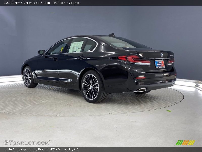 Jet Black / Cognac 2021 BMW 5 Series 530i Sedan