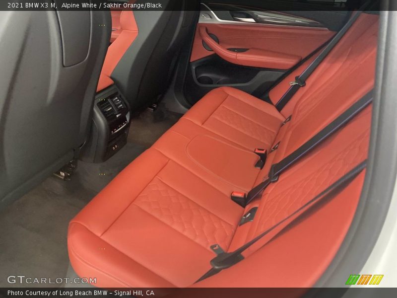 Alpine White / Sakhir Orange/Black 2021 BMW X3 M