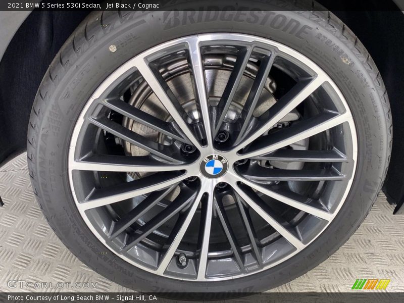 Jet Black / Cognac 2021 BMW 5 Series 530i Sedan