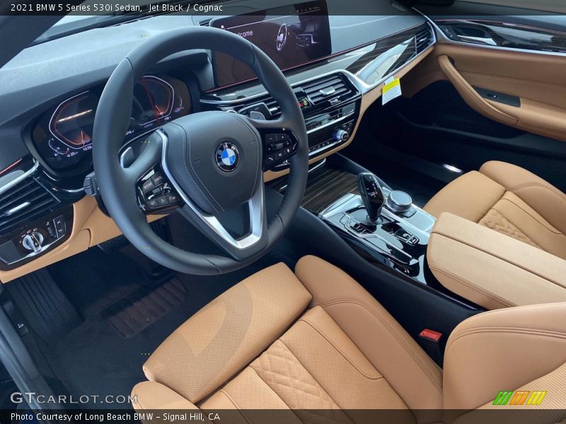 Jet Black / Cognac 2021 BMW 5 Series 530i Sedan